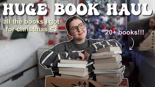 HUGE book haul (books I got for Christmas) ⭐️