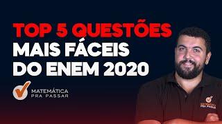 ENEM: Top 5 Questões Mais Fáceis de Matemática do ENEM 2020