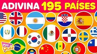 Adivina TODAS las Banderas del Mundo  | Adivina el País | Test Geografía | PlayQuiz Trivia