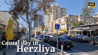 Casual day in Herzliya |4k| Israel