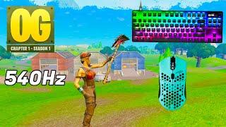 SteelSeries Apex Pro TKL ASMR  Fortnite OG Solo Gameplay  Satisfying Keyboard Fortnite 360 FPS 4K