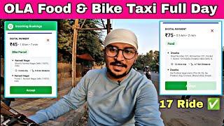 Ola Food Delivery & Bike Taxi Full Day करके कितना कमाया ? Zomato की तरह OLA भी पैसे काटता है Ola Ev