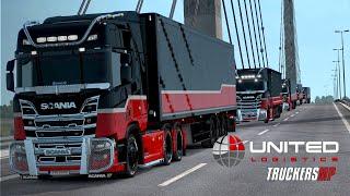 FIRST ETS2 CONVOY WITH an OPEN PIPE NEXT GEN SCANIA !! | UL CONVOY TRUCKERSMP