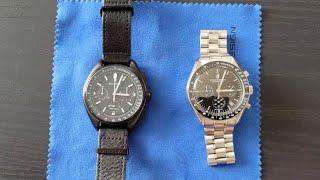 Bulova lunar pilot vs Pagani Design speedmaster homage