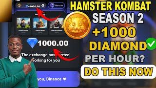 Hamster Kombat Season 2 Is Here: Do This To Earn 1000 Diamond Per Hour