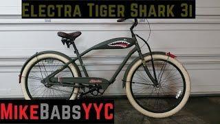 007 - Review of an ELECTRA TIGER SHARK 3i in Midway Grey Cruiser Bike