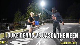 Duke Dennis 1v1s FaZe JasonTheWeen  Basketball At AMP House!