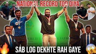 Heaviest raw bench press of India  in the competition Ft.Guruji | Bhaskar Powerlifting