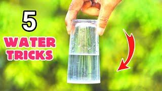 5 Amazing Water Experiments At Home || Easy Science Experiments With Water