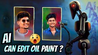 Ai Edited Digital Oil painting Finally Revealed  Sk Editz Tamil | Oil painting Editing Tamil