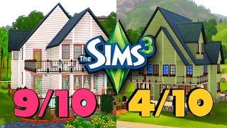 Judging and Rating Every EA Build in the Sims 3 Sunset Valley Pt 2