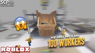 100 WORKERS CHALLENGE • Roblox SCP-3008