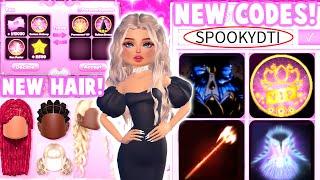 HOW TO GET ALL *NEW CODES* & *FREE VIP* 4 NEW HAIRS! NEW POSE & HALLOWEEN ITEMS! DRESS TO IMPRESS