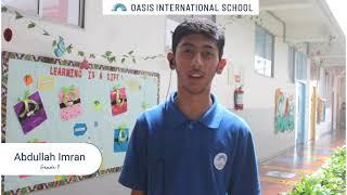 Creative Minds at Oasis International School: Abdullah Imran's Journey in App Development