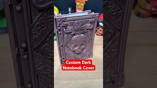 “Custom Dark Notebook Cover” (STLFlix) #3d #3dprinting #bambulab #x1carbon #notebook #evil #skull