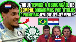 PARAGUAIO GUSTAVO GÓMEZ DO PALMEIRAS SURPREENDEU OS SEUS COMPTRIOTAS EM ENTREVISTA NO PARAGUAI