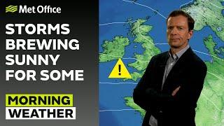 20/09/24 – Stormy down south, drier up north – Morning Weather Forecast UK –Met Office Weather