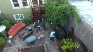 Drone coverage of Richland Ave., San Francisco, CA