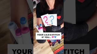 Which LILO & STITCH Drawing Matches YOU Best? #art #stitch #lilo #markers