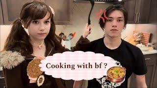 CHAOTIC Cooking With My Boyfriend ?