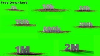 Ground Impact Text Green Screen 5k to 2M | Free Download