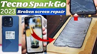 Tecno Spark Go 2023 Touch Glass Replacement | Tecno BF7 Broken Screen Restoration Disassembly