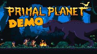 Primal Planet | a Primal Dinovania Metroidvania | Full Demo Gameplay