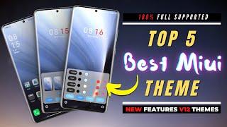 Top 5 Best Themes for All Xiaomi Devices | Best Theme for Miui 12 | Miui 12 Theme for Miui 11 | Tema