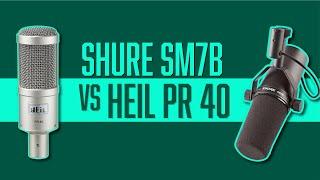 Shure SM7B vs Heil PR40 | Best Dynamic Microphone for Vocals