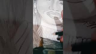 sketching selena gomez.@selenators##selenagomez/Keerthi RapidFireArt 