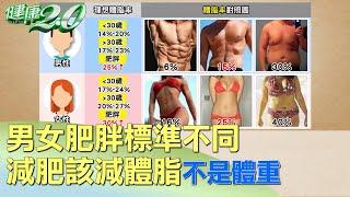 男女肥胖標準不同 減肥該減體脂不是體重 健康2.0