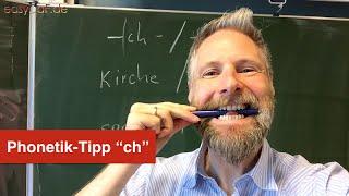 Deutsch lernen mit Flüchtlingen - Phonetik-Tipp -ch