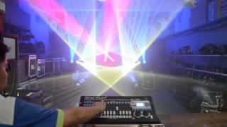 JUN PRO Mini Pearl  DMX controller with sharpy Beam 230 Double prism # stage lighting