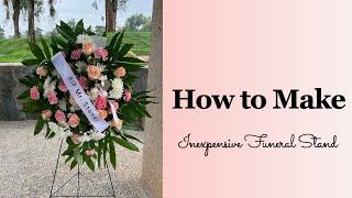 How to Make | Inexpensive Funeral Stand