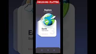 UI design using Flutter.  #shorts #flutter #coding #ui #software