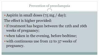 Hypertensive disorders in pregnancy