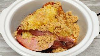 Brown Sugar Pineapple Ham Crockpot Recipe