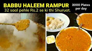 Babbu Haleem Rampur | Rampur ka Sabse Famous Haleem | Best Haleem Biryani | Rampur Famous Food