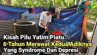 KISAH PILU YATIM PIATU !! SAMSUL REMAJA 23 TH MERAWAT KEDUA ADIKNYA YANG SYNDROME DAN DEPRESI