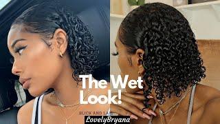 The Wet Look! | Juicy Curls 3B/3C Fine Hair | LovelyBryana