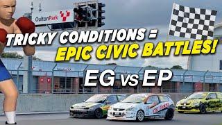 Civic Racing Returns with an Epic EP3 Battle at Oulton Park!