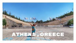 ATHENS ON A BUDGET | AirBnB tour + Walk with me (Plaka, Temple of Olympian Zeus, Ancient Agora)