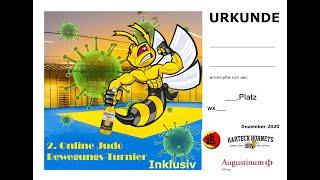 Judo und Inklusion: Siegerehrung 2. Online-ID-Judo-Turnier