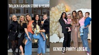 GENDER PARTY LOESJE- UITJES MET DE KIDS- GOLDEN STORE OPENING- REINDERS WEEKVLOG #144