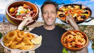 BEST Food in ALL of Spain (Tapas, Paella, Churros, Seafood & More)