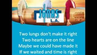 Jonas Brothers - Things Will Never Be The Same (Lyrics)