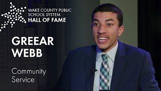 Greear Webb | Wake County Public School System Hall of Fame 2021 (Community Service)