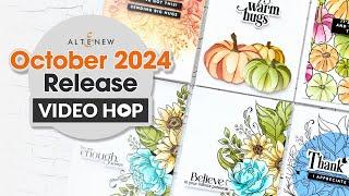 Altenew October 2024 Release Video Hop + Giveaway