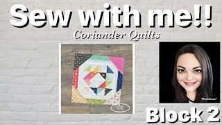 Sew with me! 2025 Cali & Co Mystery Block of the Month - February
