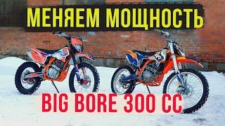 УВЕЛИЧИВАЕМ МОЩНОСТЬ ДВИГАТЕЛЯ / BIG BORE 300CC / Тюнинг мотоцикла